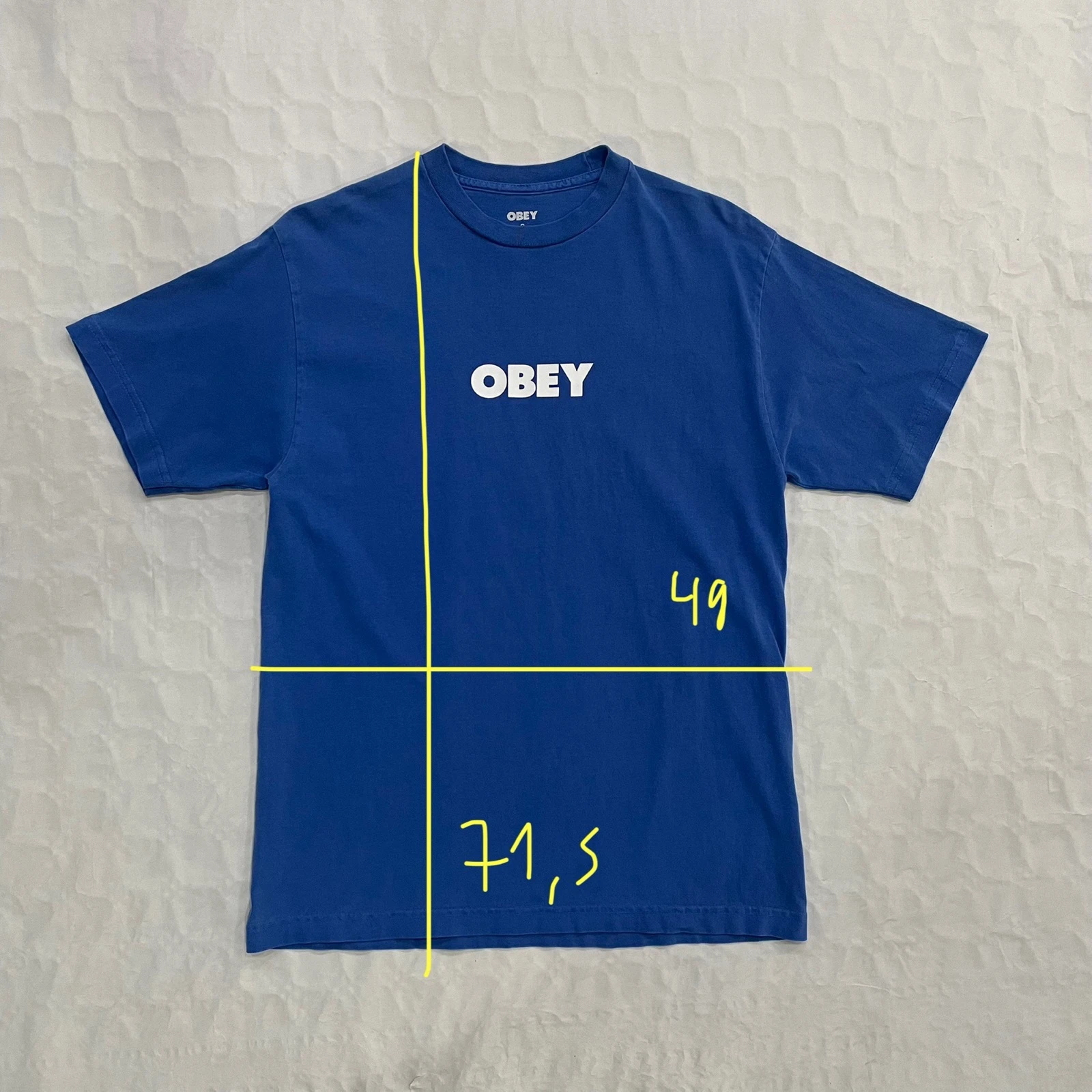 Obey Bold Logo Tee (indigo) Shirt – photo 3